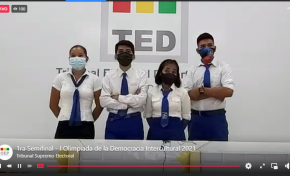La UE Simón Bolívar de Pando es la primera finalista de la Olimpiada de la Democracia Intercultural 2021