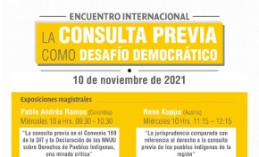 El OEP realiza el taller  internacional “La consulta previa como desafío democrático”