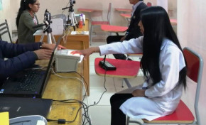 Durante tres días, el OEP registrará en el Padrón Biométrico Electoral a estudiantes de 21 colegios de Oruro