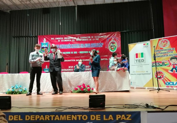 El TED La Paz estuvo presente en la inauguración del XVI Congreso Ordinario de la FES