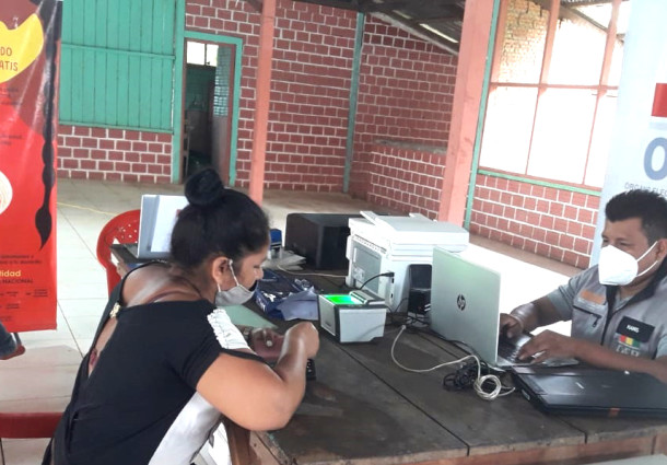 Pando: habitantes de Villa Busch se benefician con campaña de servicios registrales gracias a las gestiones del TSE