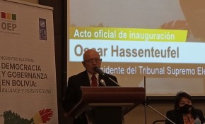 Presidente del TSE inaugura el Encuentro sobre “Democracia y Gobernanza” y propone una agenda de cuatro puntos para fortalecer la institucionalidad electoral