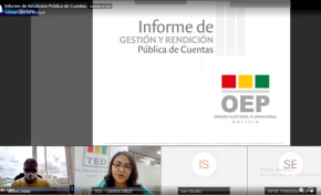 El TED y Serecí Santa Cruz presentarán su rendición de cuentas el jueves 6 de enero