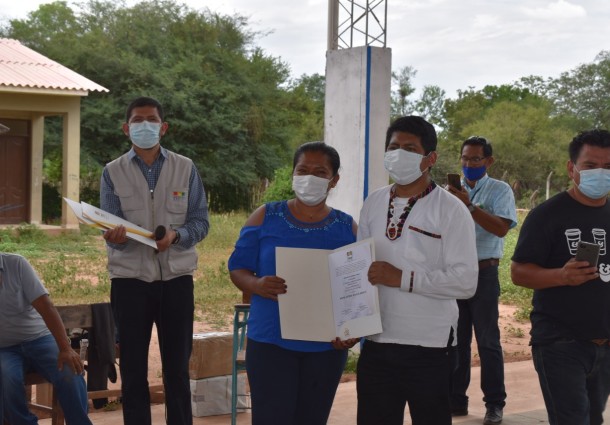 Autoridades electas de la Autonomía Indígena Charagua Iyambae reciben credenciales del OEP