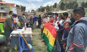 El TED La Paz lleva adelante la primera supervisión de la gestión 2022 en el municipio de Achocalla