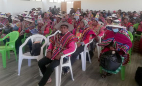 Autoridades del Ayllu Layme reciben orientación del TSE en identidad cultural para un adecuado registro de nombres en el Serecí