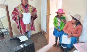 Potosí: Pobladores de Sacaca y San Pedro de Macha se benefician con una campaña de servicios registrales promovida por el TSE y Serecí.