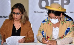 El TED Tarija y la Acotar firman convenio para fortalecer la democracia intercultural y paritaria