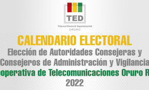 El calendario de las elecciones de Coteor 2022 establece 47 hitos para elegir a sus consejeras y consejeros