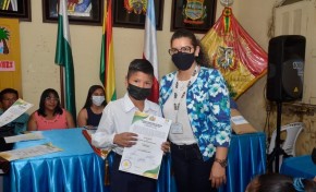 El TED Pando entrega credenciales a autoridades municipales infantiles de Porvenir