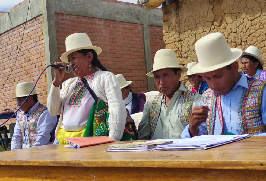 AUTORIDADES DE SUBCENTRAL STGO RAQAYPAMPA