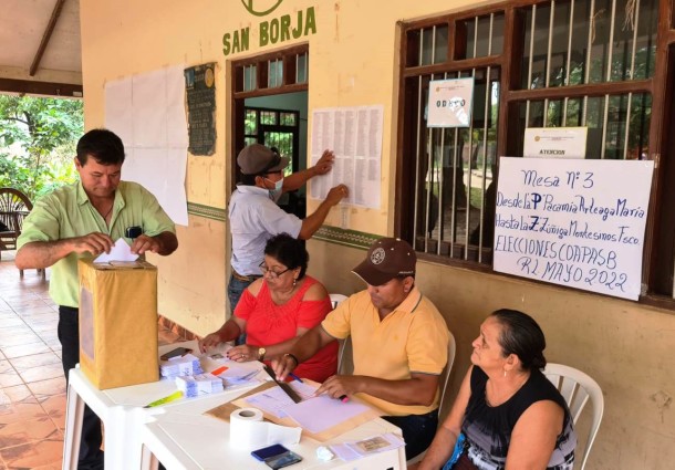El TED Beni supervisa la Elección de Consejeros de Administración y de Vigilancia de la Cooperativa de Aguas del municipio de San Borja