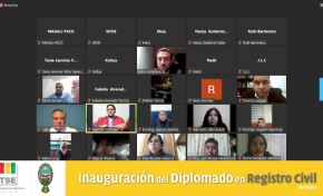 TSE-UMSA: arranca el Diplomado en Registro Civil con un 97% de abogados inscritos