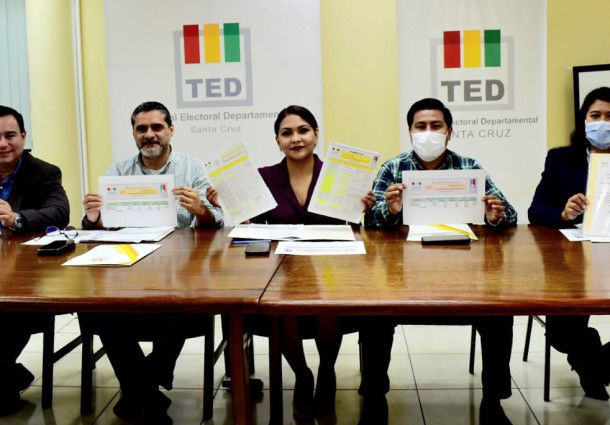 Santa Cruz: TED y Serecí informan sobre los resultados del empadronamiento y los avances del calendario electoral