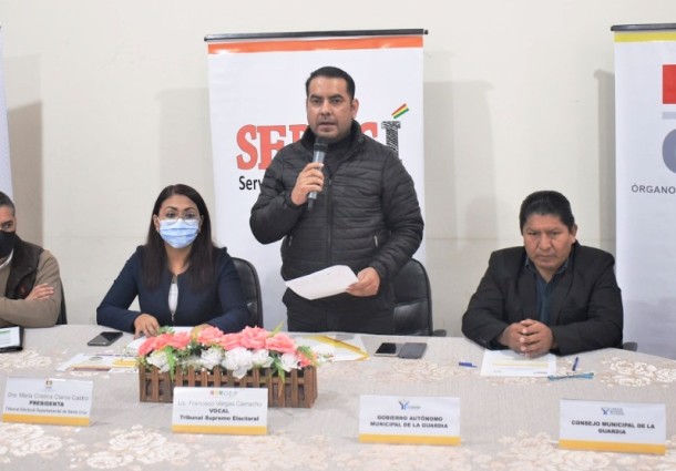 El TSE habilita puntos de empadronamiento para las elecciones extraordinarias en La Guardia y San Javier