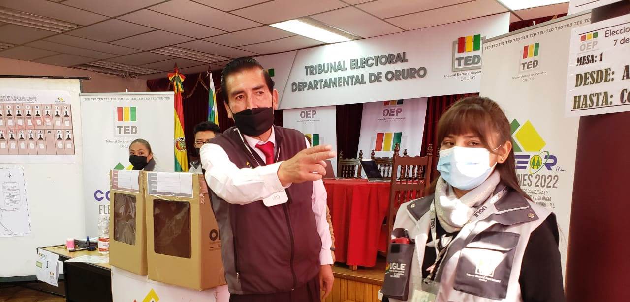 Simulacro de votación Coteor RL