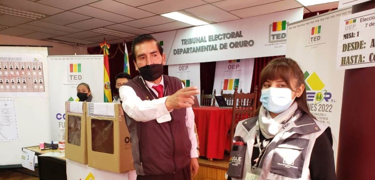 Simulacro de votación Coteor RL