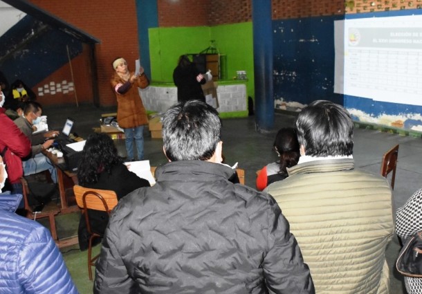 El TED Tarija supervisa la elección de delegados de la FTEUT