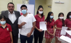 El TED Beni entrega credenciales a 50 gobiernos estudiantiles de Trinidad