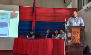 Personal del TED Beni socializa las leyes electorales en el Foro de Interés Ciudadano