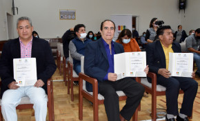 El TED Tarija entrega credenciales a seis consejeras y consejeros electos de Cosett