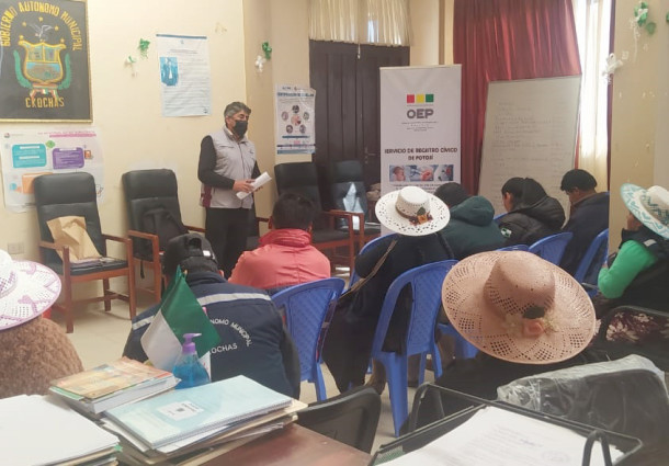 Potosí: Villazón, Ckochas y Betanzos concluyen la socialización de la ejecución del proyecto de registro, saneamiento y certificación gratuita