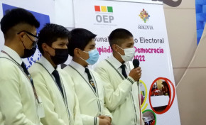 TED Oruro: La unidad educativa Mariscal Sucre gana la Olimpiada de la Democracia Intercultural