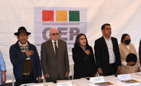 El TSE expuso la historia de la recuperación de la democracia en la Feria de las Democracias tras 40 años de vigencia