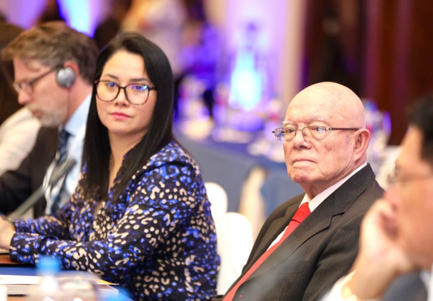 QUITO-ECUADOR: PRESIDENTE DEL  TSE  OSCAR HASSENTEUFEL  Y LA VOCAL YAJAIRA SAN MARTÍN  PARTICIPAN DE LA XV REUNIÓN INTERAMERICANA DE AUTORIDADES ELECTORALES