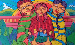 TED LA PAZ REALIZA EL ACTO DE REVELACIÓN DEL MURAL DEL COLECTIVO ARTISTICO "TRONO" EN LA CIUDAD EL ALTO