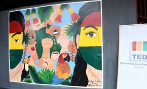 “LA DEMOCRACIA AQUÍ EN BOLIVIA” SE DENOMINA LA OBRA GANADORA EN PANDO POR LOS 40 AÑOS DE LA DEMOCRACIA EN BOLIVIA