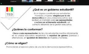El TED Tarija socializa el cronograma de elección de gobiernos estudiantiles con los directores distritales de educación