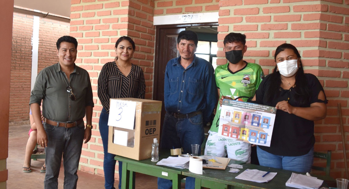 Estación Charagua voto en anfora