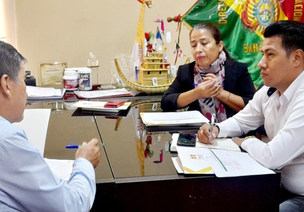 TED y Dirección Departamental de Educación de Santa Cruz coordinan acciones para fortalecer la democracia intercultural