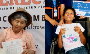 Serecí inscribe por primera vez a dos ciudadanas que carecían de su certificado de nacimiento