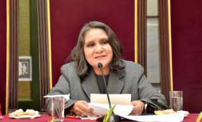 TSE: Presidenta en ejercicio expuso los principios de la democracia intercultural en un encuentro académico