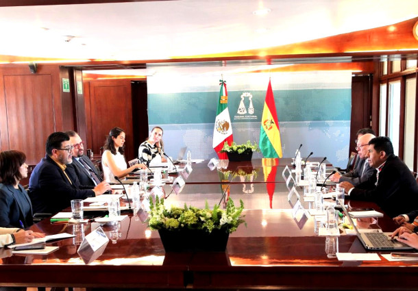 Autoridades del TSE sostuvieron una reunión de coordinación con magistrados de la justicia electoral de México