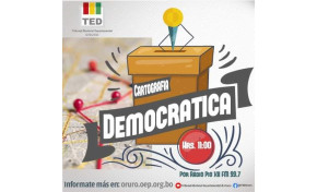 TED Oruro emite el programa radial Cartografía Democrática para difundir la democracia intercultural