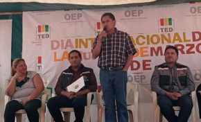 El TED Chuquisaca organiza feria democrática e intercultural por el Día Internacional de la Mujer en el municipio de Monteagudo