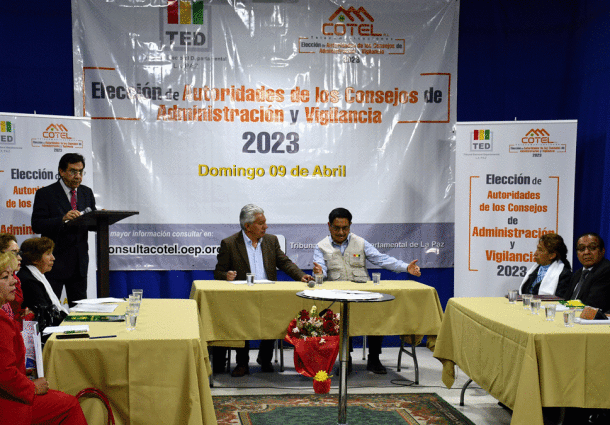 TED La Paz: finaliza la presentación de planes de trabajo para los consejos de Administración y Vigilancia de Cotel RL