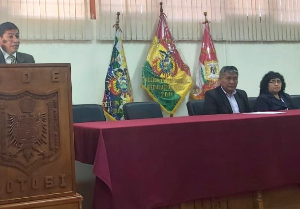 El TED y la DDE de Potosí lanzan la convocatoria a las elecciones de gobiernos estudiantiles en el que participaran más de 111 mil estudiantes