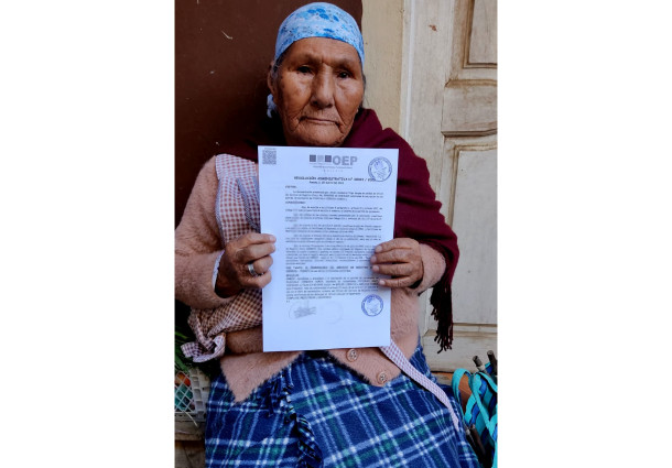 Serecí Cochabamba prepara una brigada para registrar a personas de la tercera edad en Laime Toro