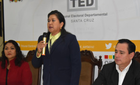 TED Santa Cruz entrega credenciales a ciudadanos electos del pueblo Guaraní para la Asamblea Legislativa Departamental
