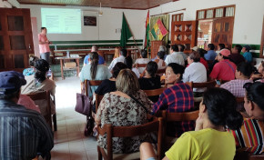 TED Beni realiza una reunión informativa en el municipio de Reyes