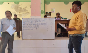 TED La Paz supervisa elección de los nuevos representantes de la Cooperativa de Agua Naranjani