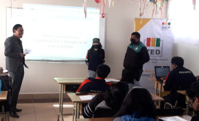 TED La Paz: 324 estudiantes de centros de formación de maestros del área rural refuerzan conocimientos en democracia intercultural