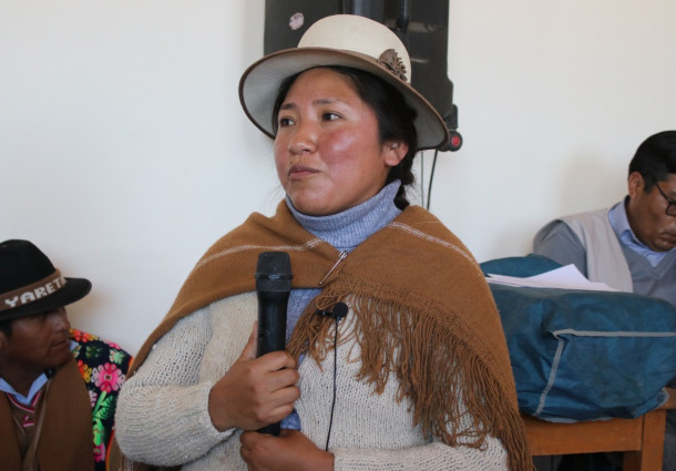 TED Oruro supervisa elección de Fanny Vásquez como nueva ejecutiva Qulqi Apnaqiri del ayllu Kulli Yaretani del GAIOC Salinas