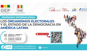 Organismos electorales de Perú, Ecuador y Bolivia realizarán un seminario académico para analizar el estado de la democracia en América Latina