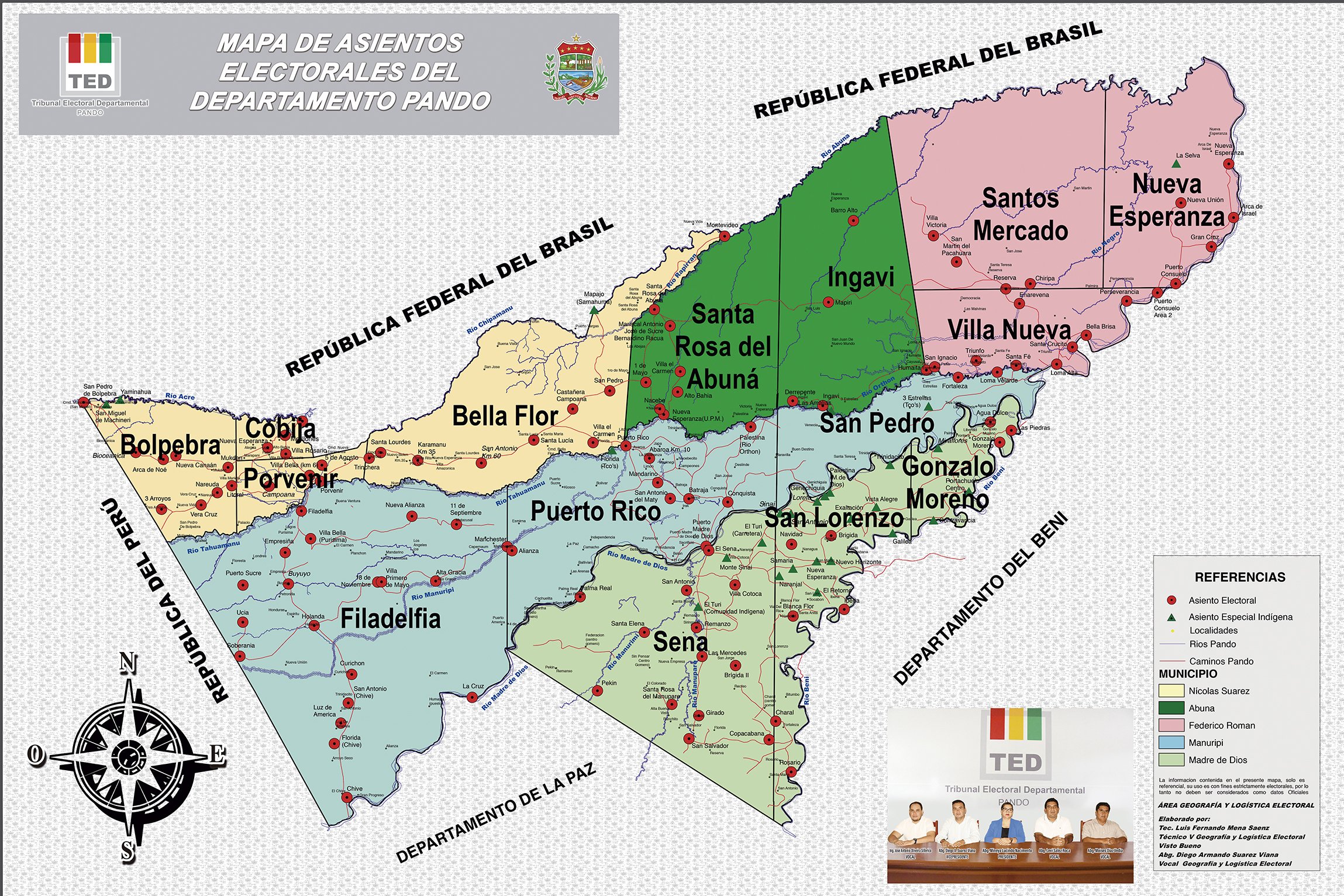 MAPA ELECTORAL 2022 TED PDO