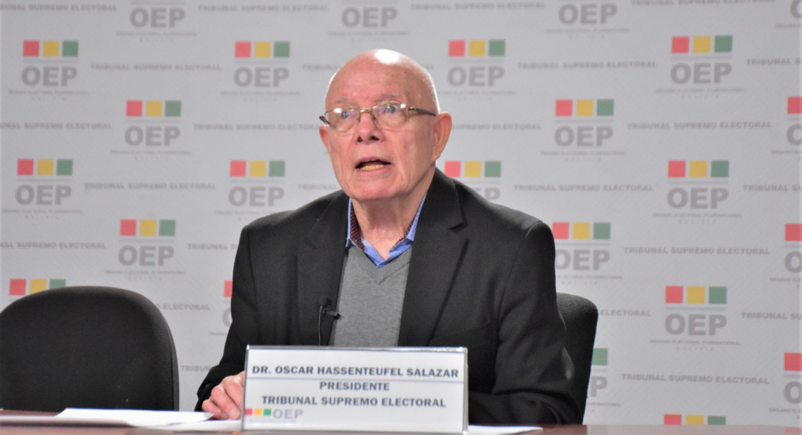 PDTE TSE BOLIVIA OSCAR HASSENTEUFFEL